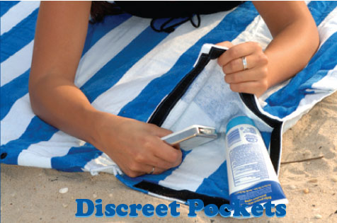beach blankets and towels